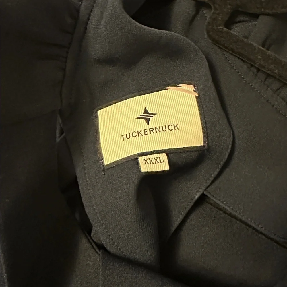 Tuckernuck | Navy Daphne Bow High Neck Long Sleeve Mini Dress Size XXXL - Picture 3 of 5